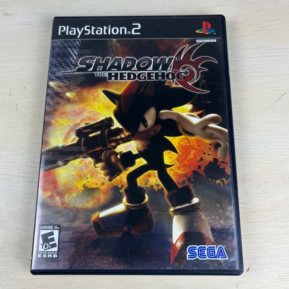 Shadow the Hedgehog Sony PlayStation 2 PS2 2005 Sega SLUS-21261 CIB Complete
